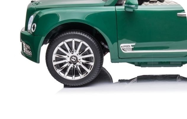 Auto Na Akumulator Bentley Mulsanne Zielony Miękkie Koła Eva
